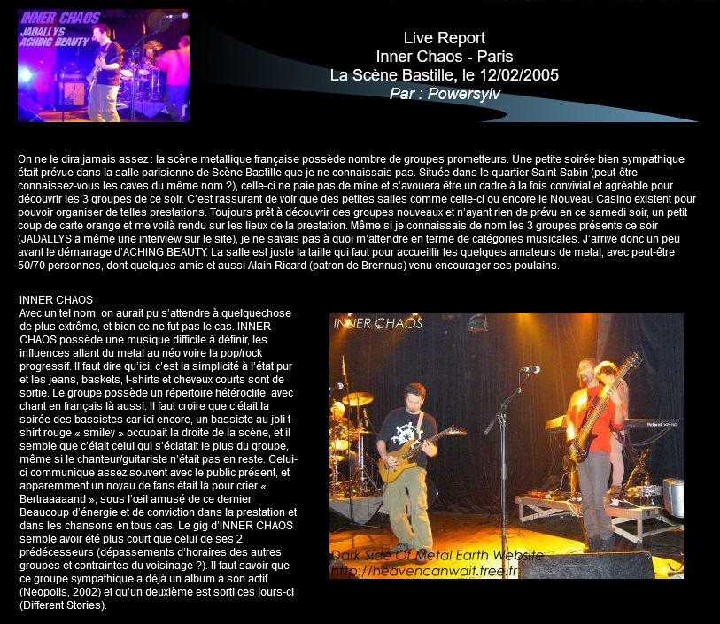 Dark Side of Metal Earth